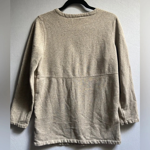 Roots 3/4 sleeve speckle colour long cotton sweatshirt Sz XS - Picture 2 of 11